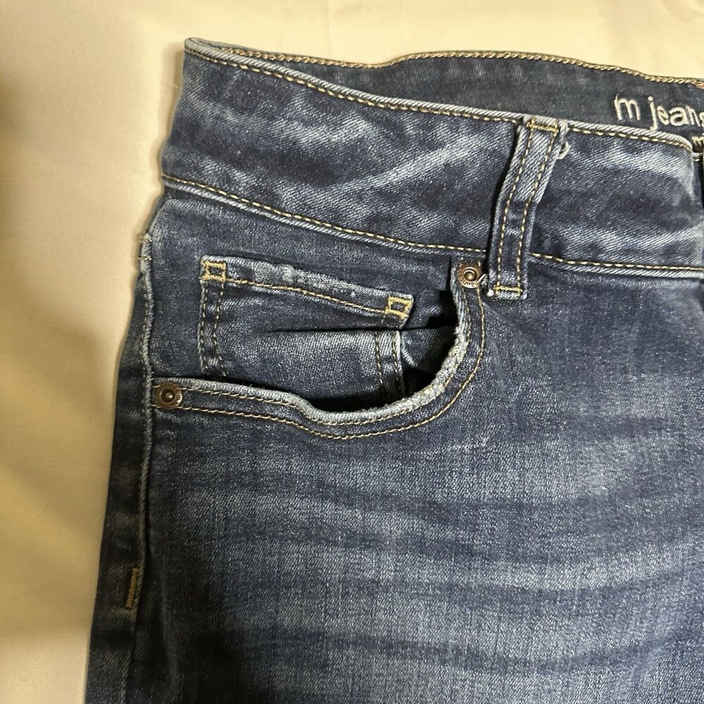 M Jeans by Maurices‎ Sz 14W Women's Skinny Jeans Mid Rise - Picture 3 of 14